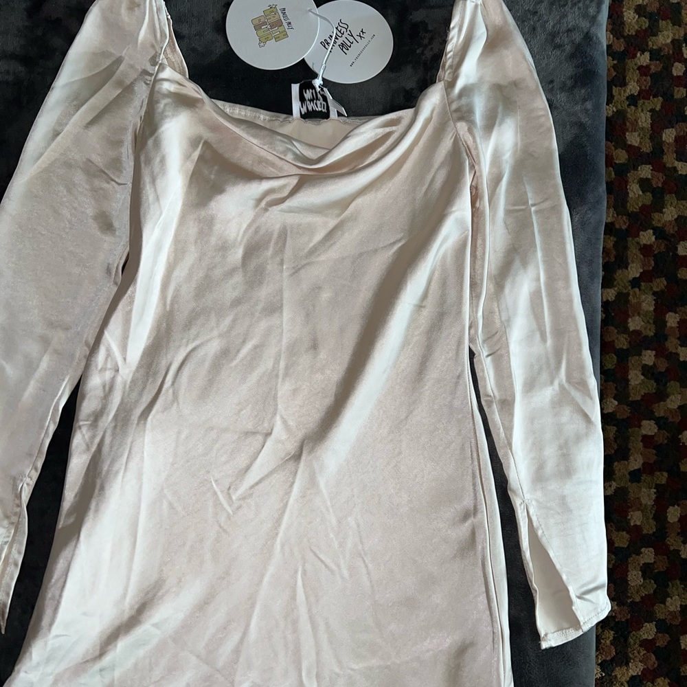 Princess Polly Star Power Mini Dress in Champagne Size 0 New with tag - Picture 11 of 16